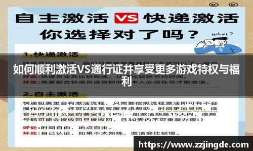 如何顺利激活VS通行证并享受更多游戏特权与福利